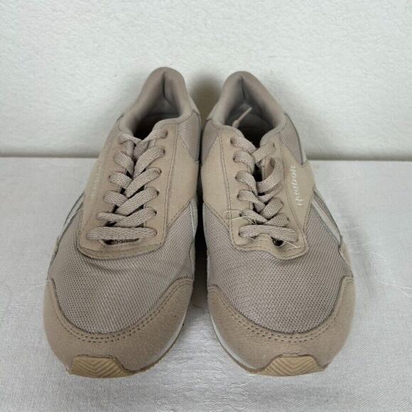 Reebok Womens 7 1/2 Royal low profile beige running shoe Athleisure Activewear - Picture 2 of 11